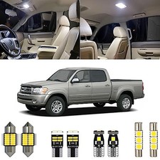 18 Piece 6000K White Tundra LED Interior Light Kit Double Crew Cab 4-Door