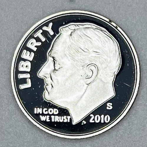 2010-S Proof Silver Roosevelt Dime 90% .900 San Francisco Mint