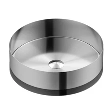 Karran USA CCV300 Cinox 15-3/4" Circular Stainless Steel Vessel - Stainless