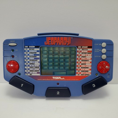 Jeopardy Handheld Spiel mit Cartridge/Buch/Handbuch Tiger Electronics GETESTET/FUNKTIONIERT - Bild 2 von 7