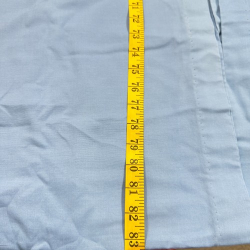 vintage curtain panel pair solid cotton blend y2k 90s 80s 38x83 each - Picture 5 of 8