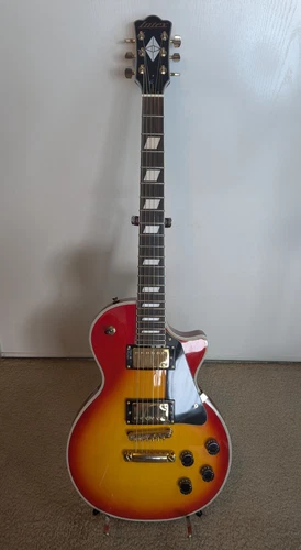 Intex Cherry Sunburst Gibson Les Paul Copy 24.75" Scale