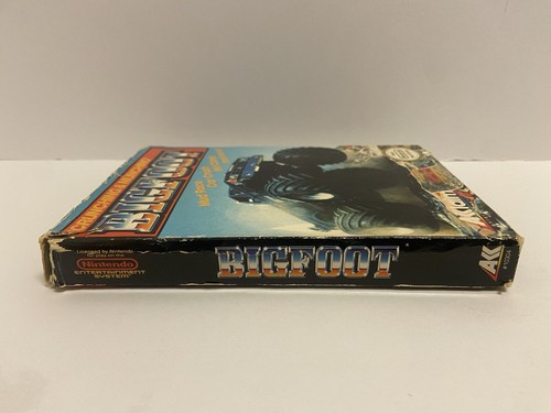 Bigfoot NES Nintendo Completo CIB Auténtico! Con funda protectora - Imagen 5 de 8