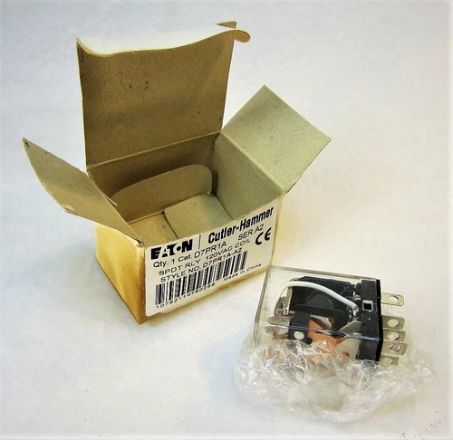 Eaton Cutler Hammer D7PR1A Ser A2 SPDT Relay 120VAC Coil New