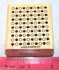 Dots Circles Background it's like Polka Dots Single Stamp Stampin Up By Design