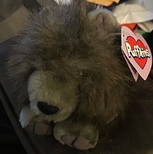 Puffkins Spike Porcupine Bean Bag Plush Stuffed Animal Toy Swibco Gray Brown 4  