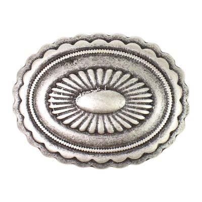 FRONHOFER Coachella Buckle Gürtelschnalle Damen Herren, Western Schnalle altsilb