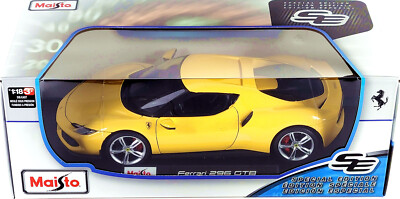 MAISTO 1:18 Model Car Special Edition Ferrari 296 GTB Asseto