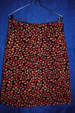 Women's TALBOTS Multi color Patterned Skirt Size 4