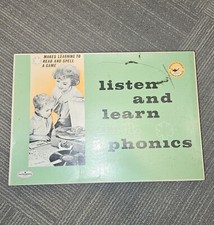 Vintage Listen and Learn with Phonics 1970 Edition Complete EUC