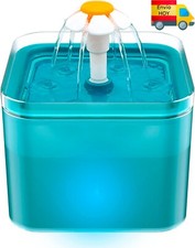 FUENTE DE AGUA 2L GATOS Y PERROS BEBEDERO FILTRO AGUA LUZ LED ENVIO HOY