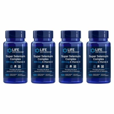 Life Extension Super Selenium Complex 200 mcg & Vitamin E - 100 Capsule