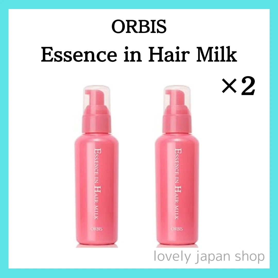 [2 Pack] ORBIS Essence in Hair Milk 140g Leave-in Treatment Made in Japan