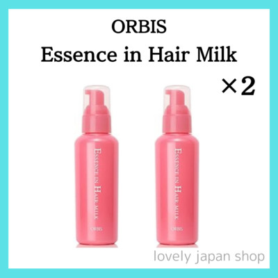[2 Pack] ORBIS Essence in Hair Milk 140g Leave-in Treatment Made in Japan