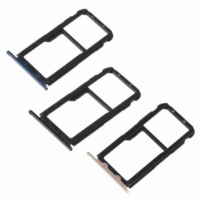 Dual SIM-Tray/SD-Card Karten-Halter zu HUAWEI MATE 20 LITE Slot Schlitten Rahmen