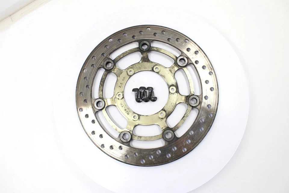 01-06 HONDA CBR600F4I OEM FRONT BRAKE DISC ROTOR 45220-MBW-E11 Foto 2 de 4