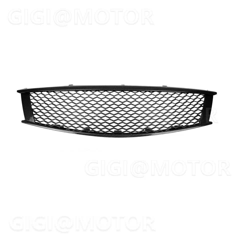 For Infiniti G37 Q60 Skyline Coupe 08-13 Carbon Fiber Front Bumper Upper Grille - Image 4 of 4