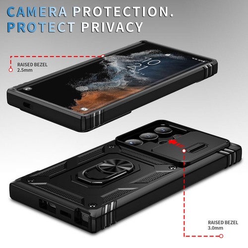 Coque support anneau pour Samsung Galaxy S25/S22+/S22 Ultra S24 FE S23 S24+ S21 - Photo 10 sur 31