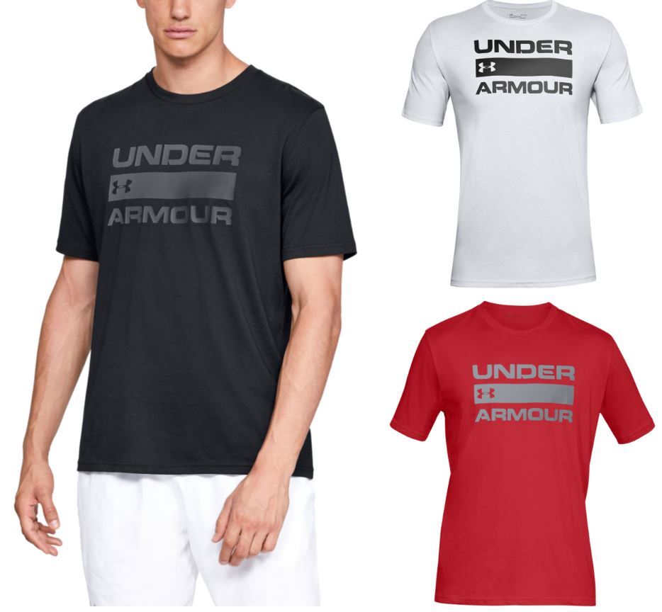 Under Armour 1329582 Men's UA Team Issue Wordmark Short Sleeve Graphic T-Shirt