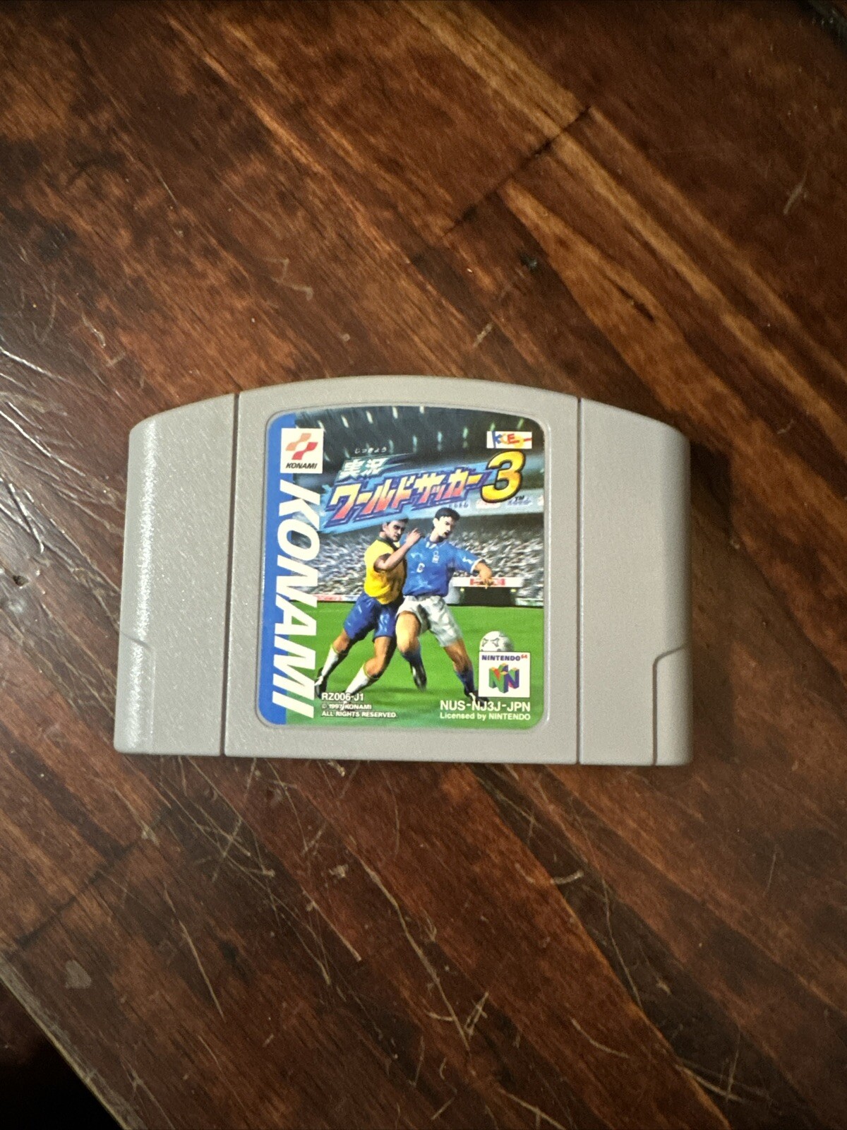 Jikkyou World Soccer 3 Jikkyo Japan Nintendo 64 N64 Good Condition!