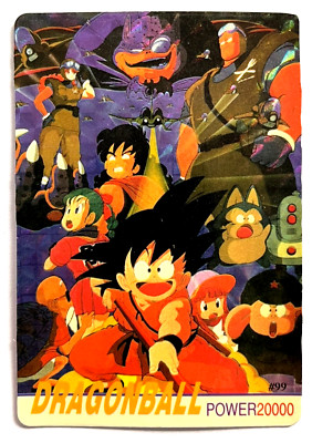 1999 DRAGON BALL Z Card #099 GOKU YAMCHA BULMA Peru Edition VTG