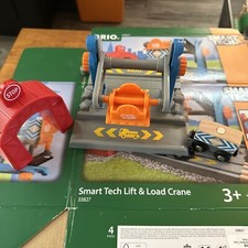 Brio 33827 Smart Tech Lift  Load Crane 3 NEW Action Manual Overhead 4 Pieces