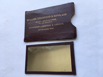 CWW1 VINTAGE WILLIAM CRAWFORD&SONS Ltd CRAWFORDS MYSTERIÖSER SPIEGEL