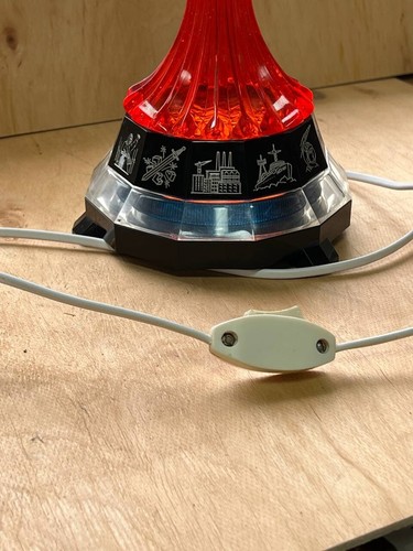 Vintage Night Light, Rocket USSR. collectible Table lamp Cosmos COSMONAUTIKA - Picture 3 of 13
