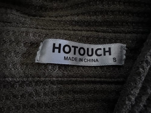 Green Button Down Waffle Shirt Size Small Women’s By HOTOUCH - Picture 2 of 4