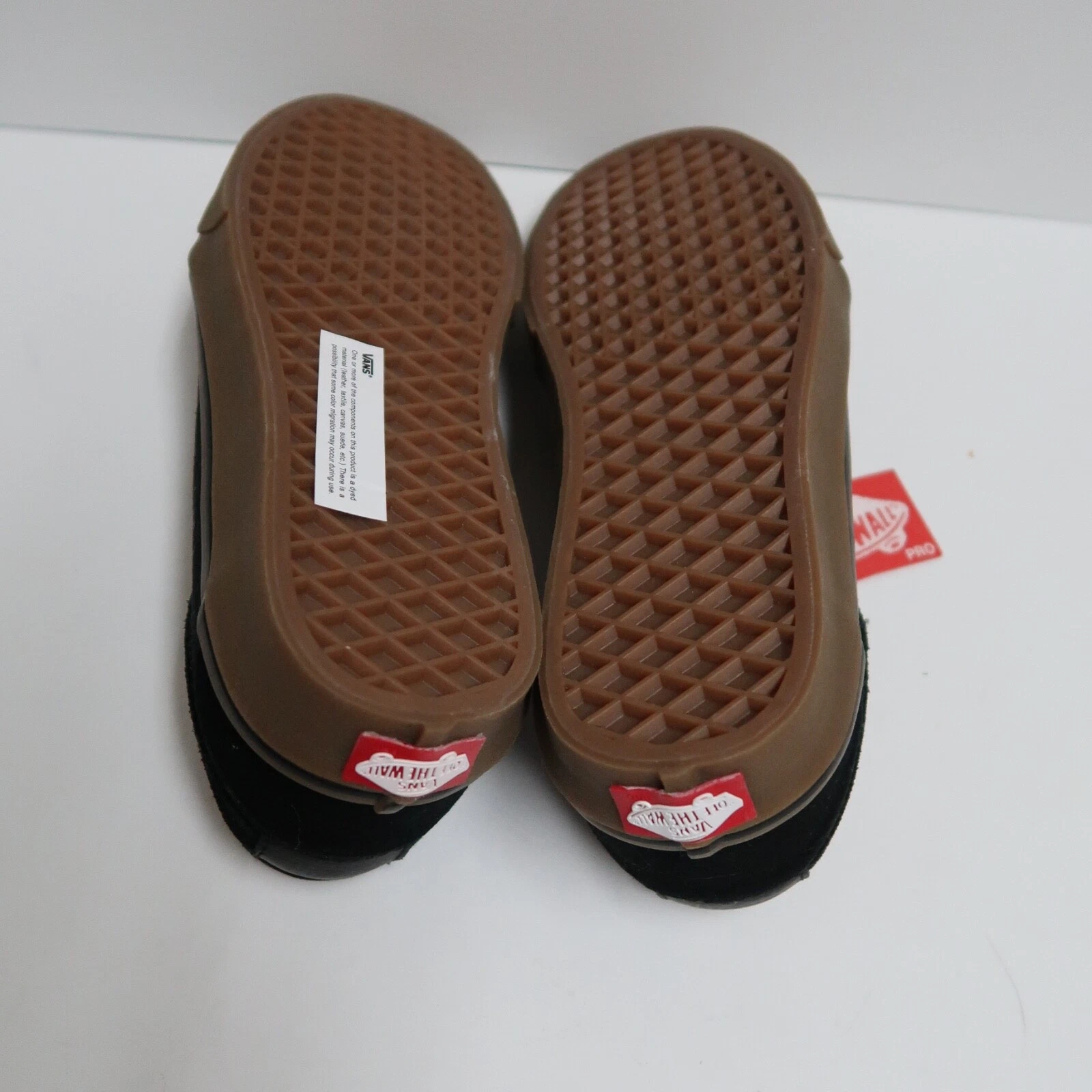 Scarpe da skate basse Vans Chukka nere gomme marroni plantari professionali M 6 5 W 8 0 nuove come nuove