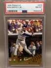 1996 Pinnacle Baseball Gold Foil Ken Griffey Jr. Card PSA 8 NM-MT #255 LOW POP
