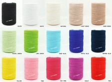 1MM 100 Cotton Twine Twisted Cord Macrame Beading Crochet Hand Crafts String