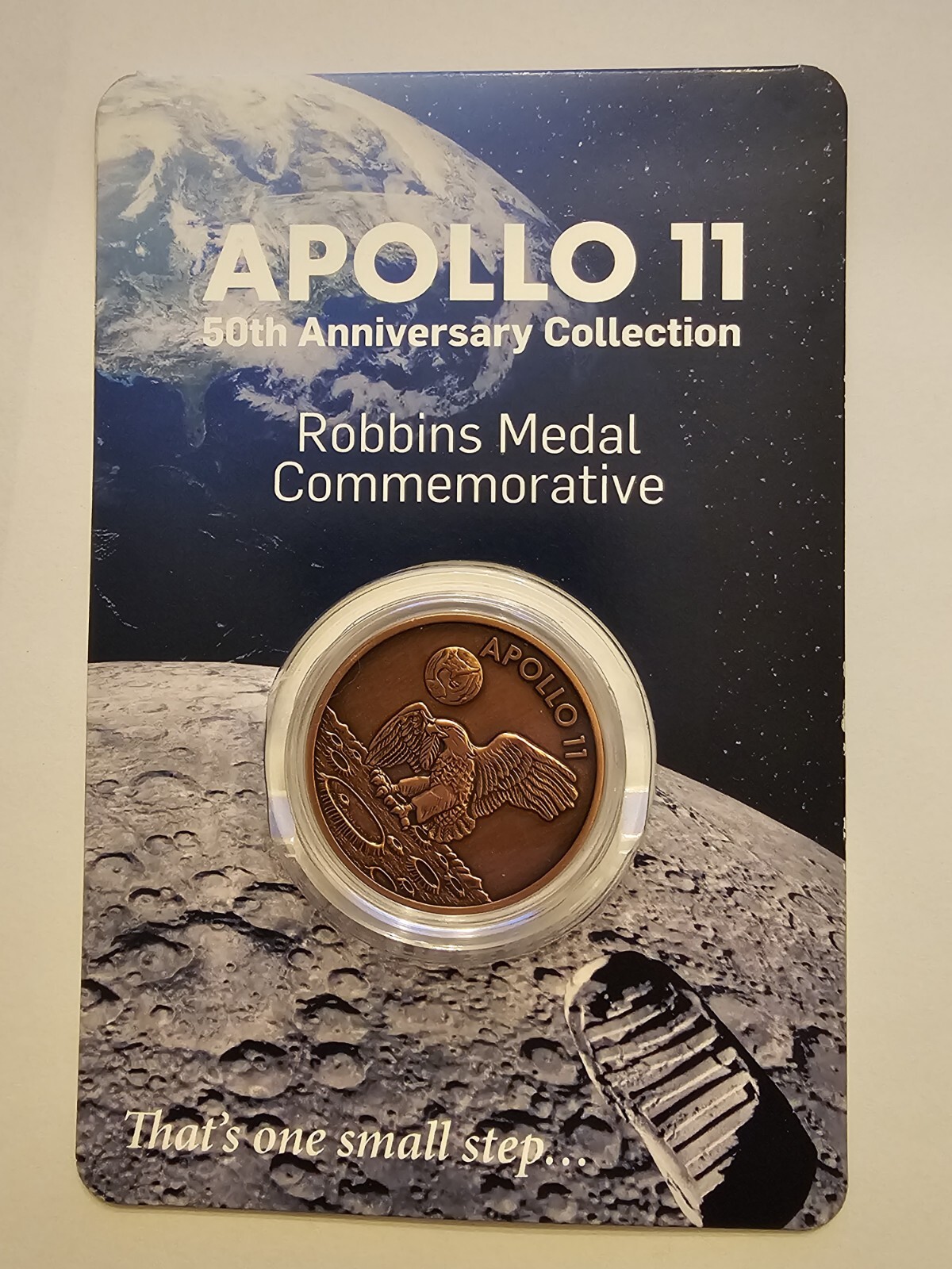 2019 APOLLO 11 50TH ANNIV COLLECTION BUNDLE ROBBINS COMM MEDAL 1oz Cu ...
