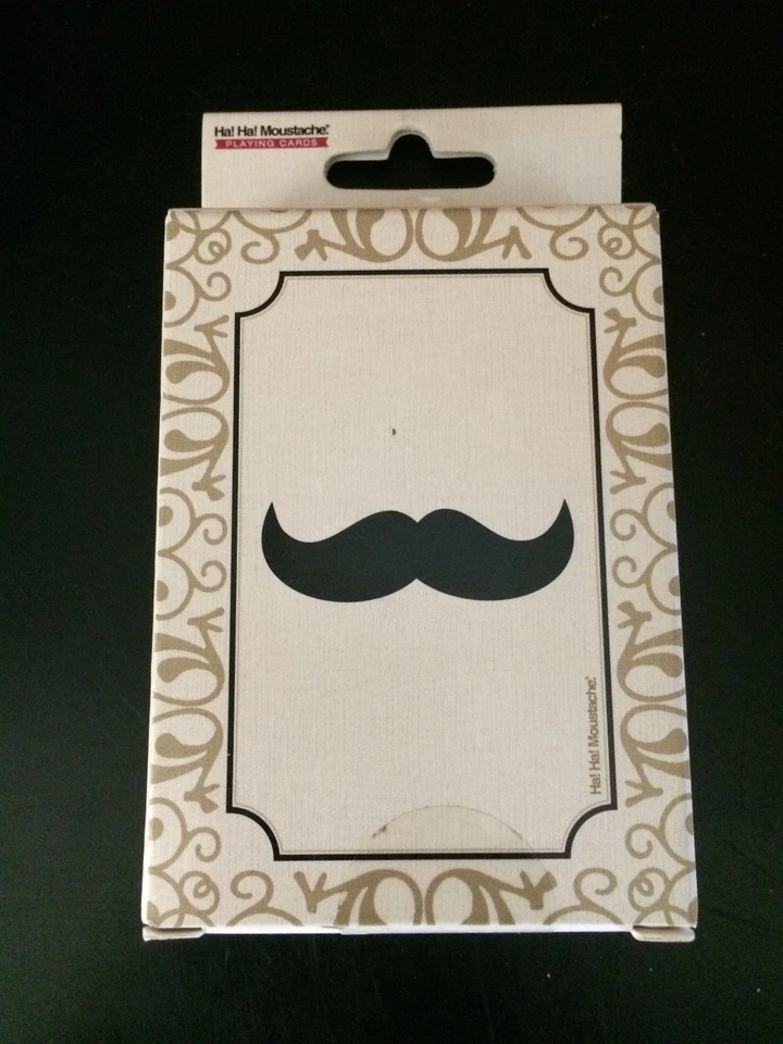 Haywire Group Ha! 哈! 胡须主题扑克牌全新带包装 — 第 2/2 张图片