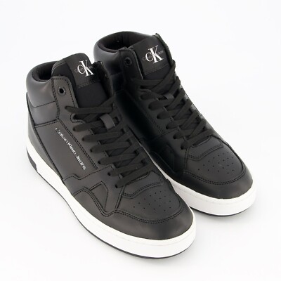 CALVIN KLEIN Black basket cupsole sneakers women  EU 37 hip-hop, free shipping