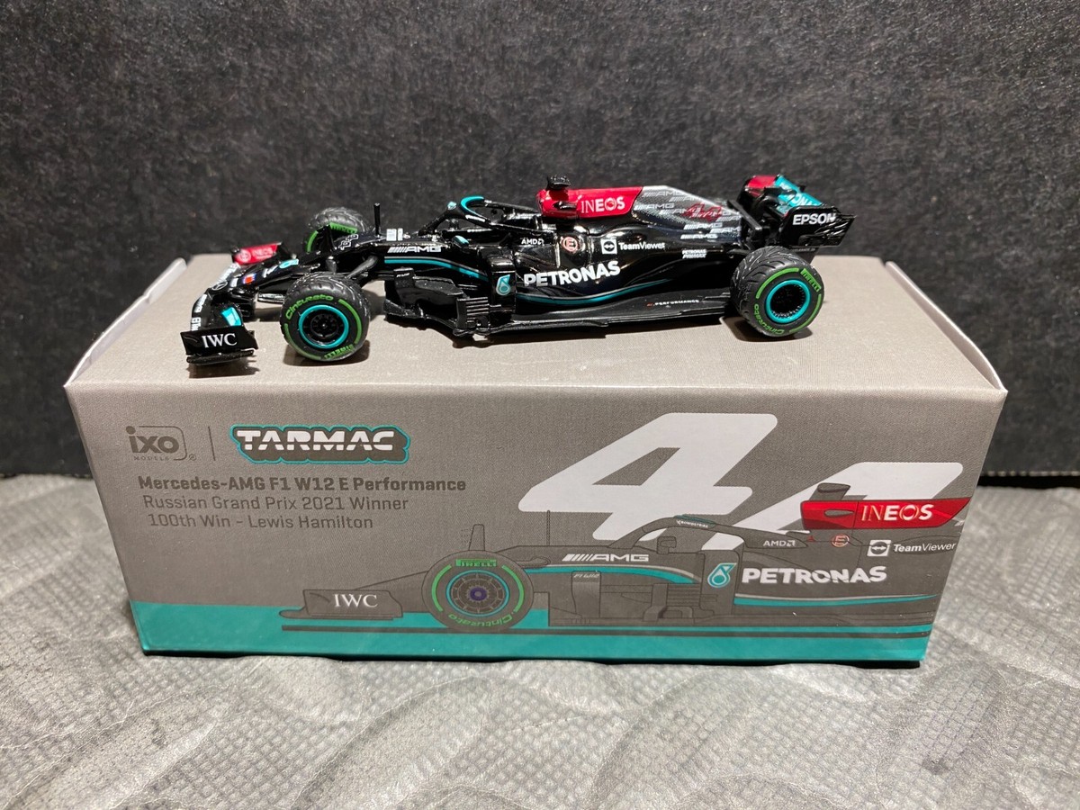 1/64 IXO TARMAC #44 MERCEDES-AMG F1 W12 RUSSIAN GP 21 WINNER LEWIS