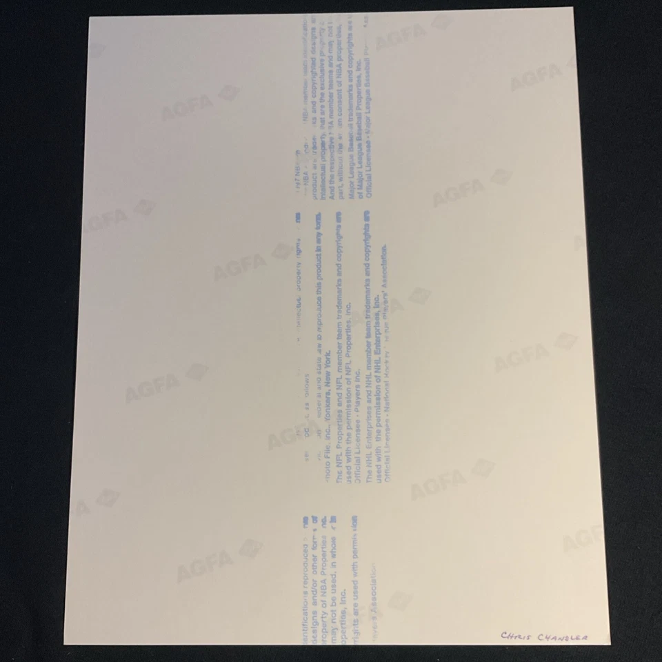 Foto firmada por Chris Chandler 8x10 Atlanta Falcons Washington Huskies Colts Rams Foto 4 de 4