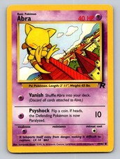 Abra 49/82 Common Team Rocket Pokemon Unlimited MP