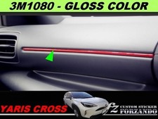 Yaris Cross dashboard line dragon fire red Vehicle specific cut sticker specialt