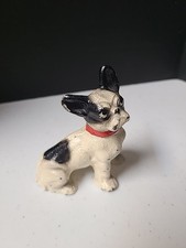 1930's Antique HUBLEY FRENCH BULLDOG Dog Cast Iron Miniature Paperweight