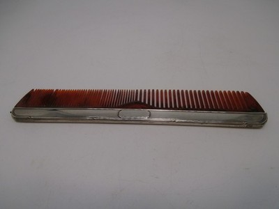 Vintage'' Saart Brothers '' Sterling Victorian Style Vanity Comb About 7''
