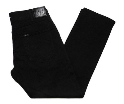 LEE - Herren NEU Extreme Motion Chinohose 34''W x 30''L Straight Fit Twill Jeans schwarz