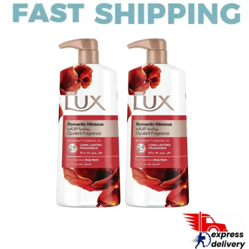 2X LUX Shower Gel Romantic Hibiscus 700ML