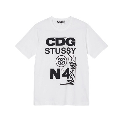 ★送料・関税込★Stussy★CDG x Stussy T-Shirt White★ CDG x Stussy T-Shirt White | eBay