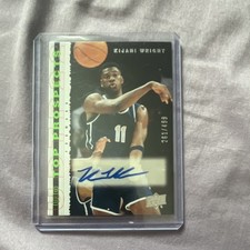 Upper Deck 2022 Top Prospects Kijani Wright Autograph Serial TP-KW