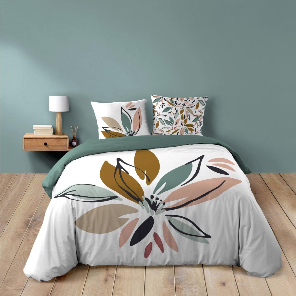 Housse de couette 240x220cm Octavia haut de gamme au tissage serré