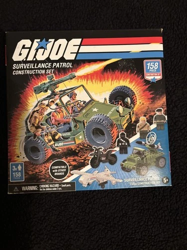 GI Joe Construction Set Surveillance Patrol Hasbro 158 piece - NEW