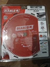 DIABLO (12" x 96T) LAMINATES/ALUMINUM/PLASTICS Hi-Dens-Carbide Saw Blade D1296ND