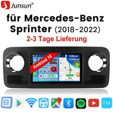 F&uuml;r Mercedes-Benz Sprinter W907 2019-2023 Android 15 Autoradio GPS NAVI BT DAB+