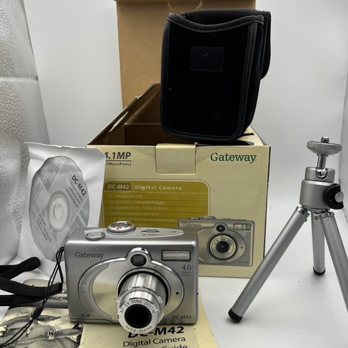 Gateway DC-M42 4.0mp Digital Camera W/ Lens Cover Tested - Picture 1 of 18